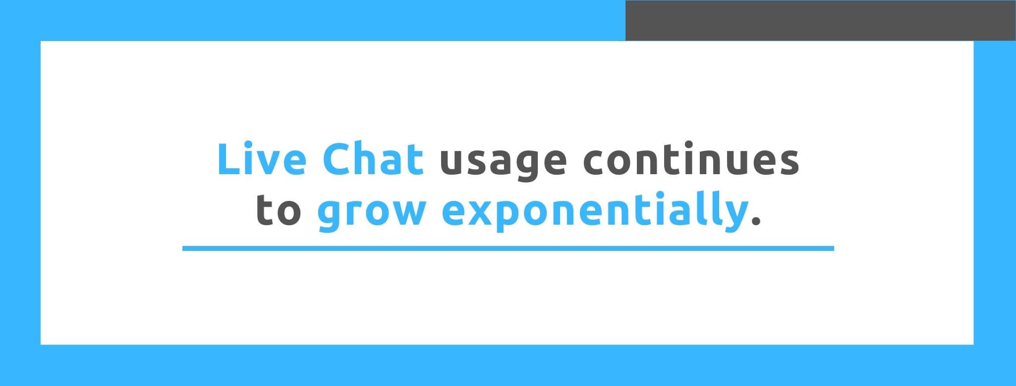 Live Chat usage continues to grow exponentially - 22 Live Chat Statistics - Replyco
