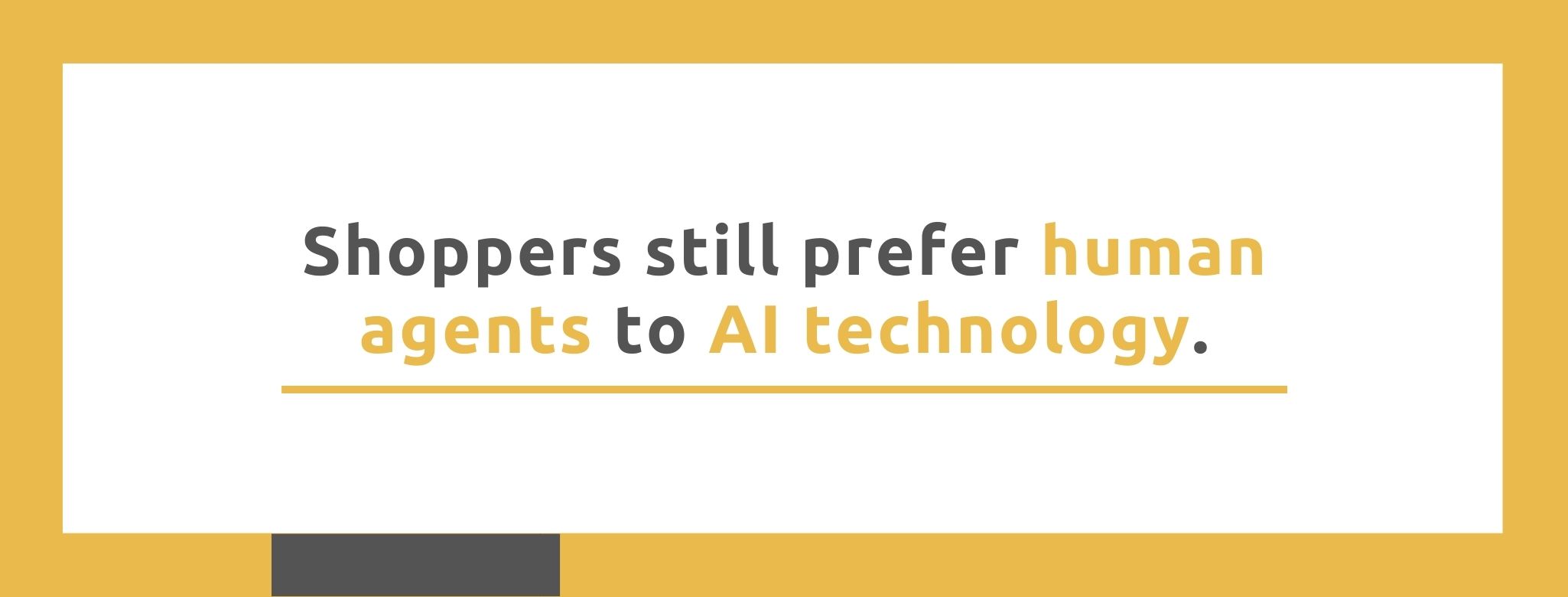 Shoppers still prefer human agents to AI technology. - 22 Live Chat Statistics - Replyco