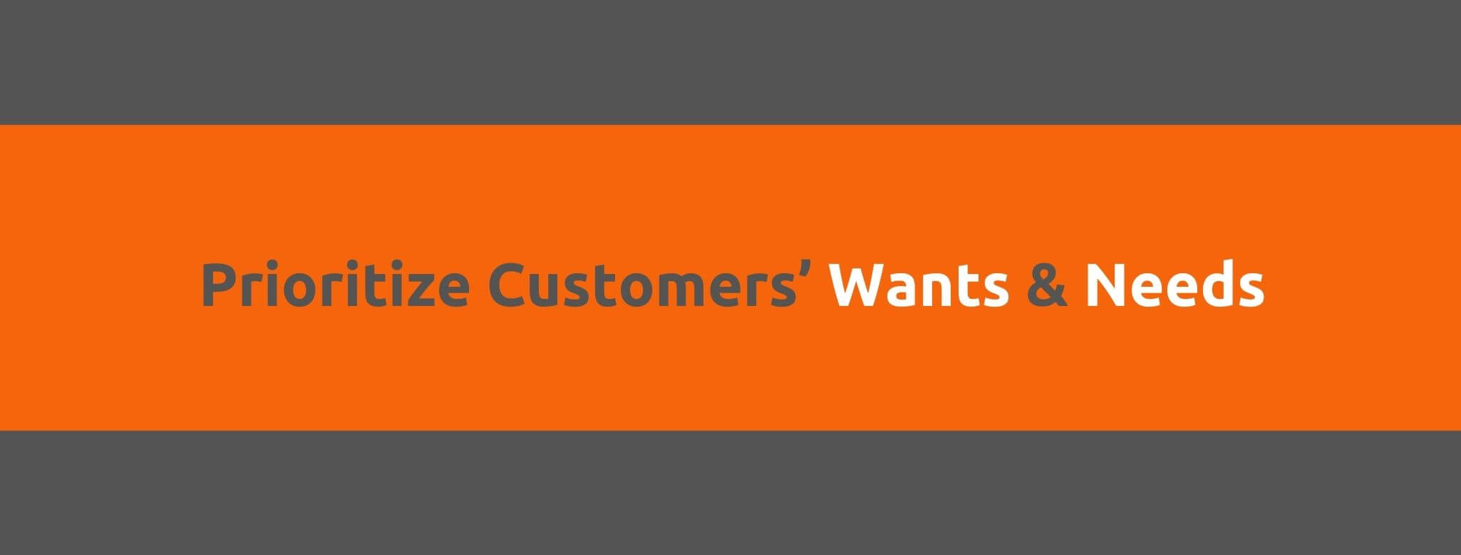 Prioritize Customer's Wants & Needs - 25 Rules for Great Customer Service - Replyco Helpdesk Software for eCommerce